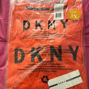 Dkny Orange Blouse